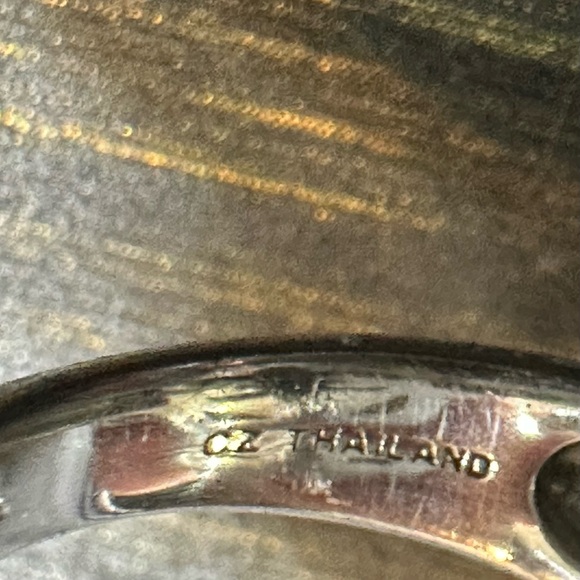 JUDITH RIPKA Sterling Silver Black Onyx & CZ Ring Size 6.5 - Picture 3 of 6